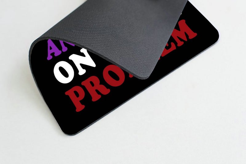 Smooffly Funny Saying Quotes Mouse Pad, Let Me Drop Everything and Work On Your Problem Gaming Mouse Pad Mat - Image 4
